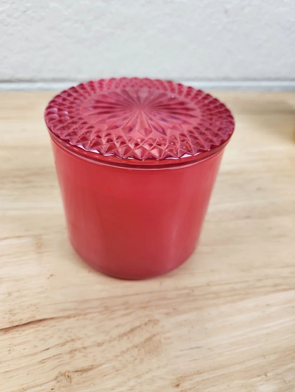 Bath & Body Works Pink Prosecco Frosting 3 Wick Scented Candle 14.5 oz Glass Lid - Picture 3 of 5
